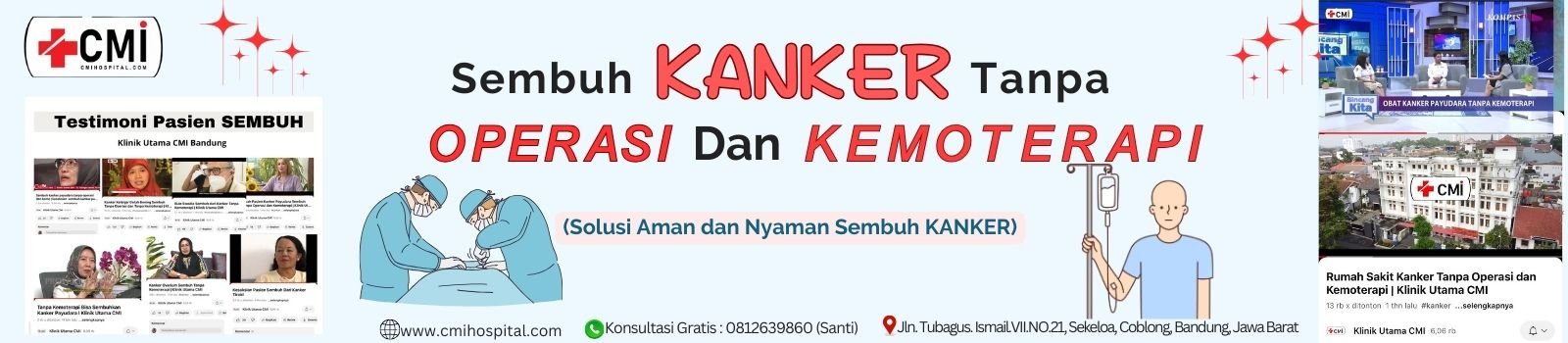 KANKER TANPA OPERASI DAN KEMOTERAPI